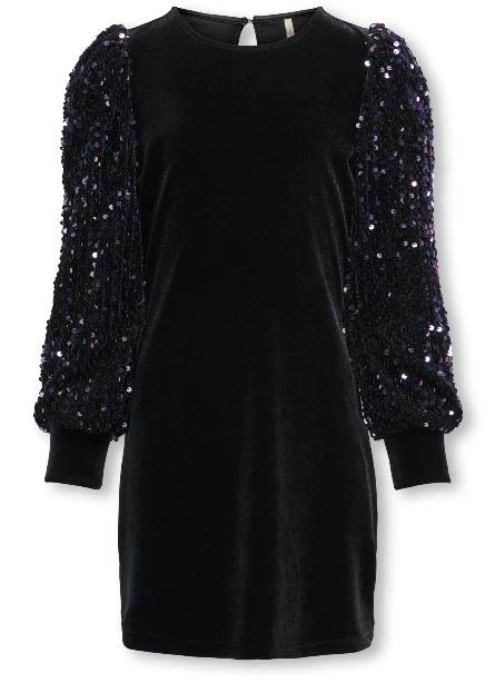 Only Kogconfidence L/s Sequins Dress Jrs