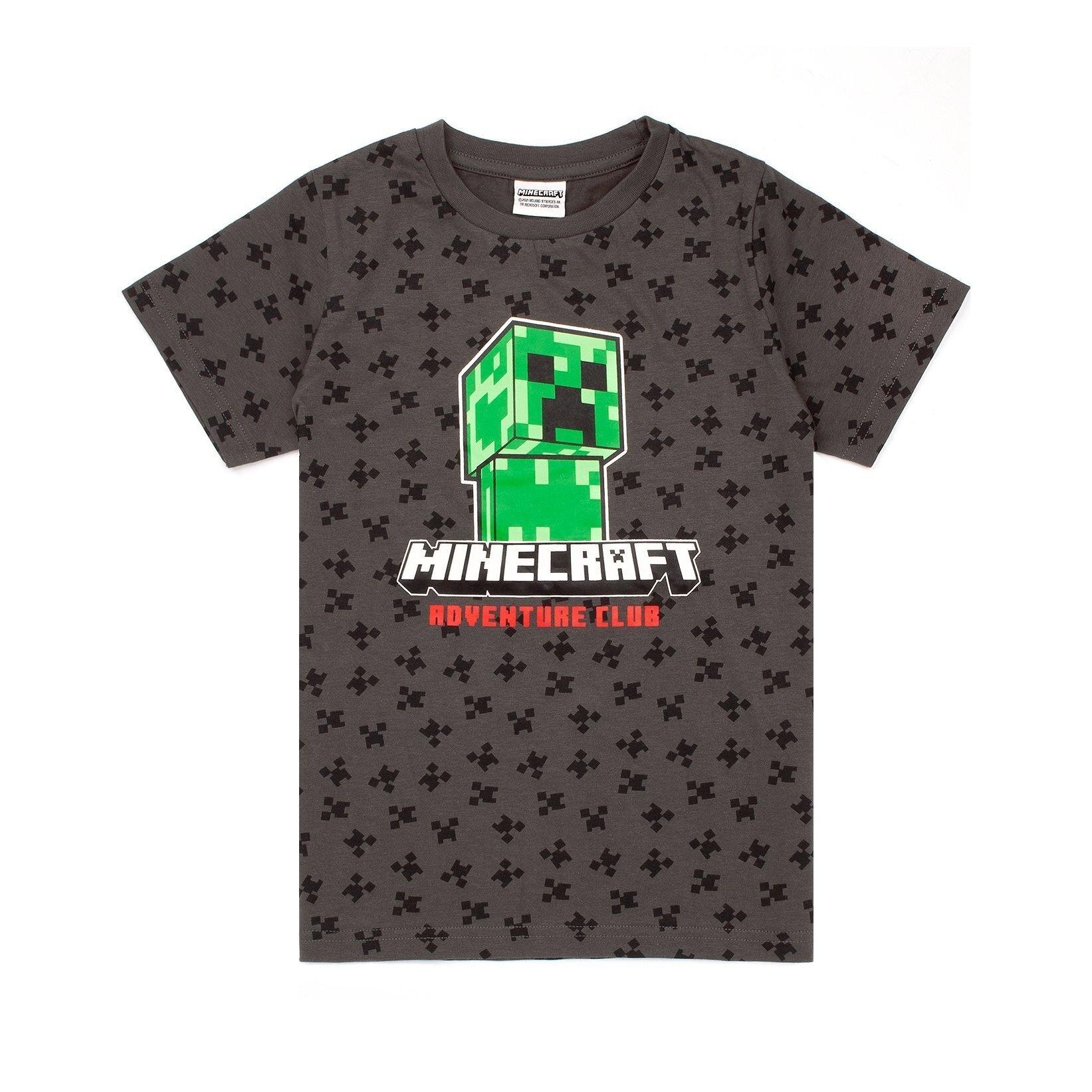 Minecraft Kinder/Kids Creeper T-shirt met all-over print