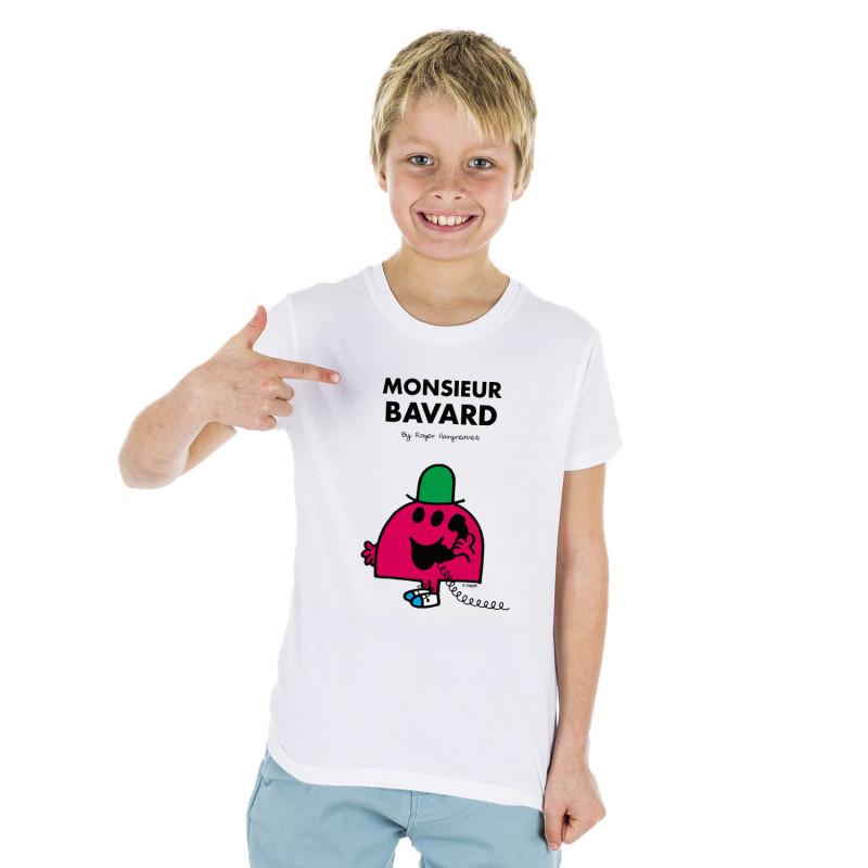 Monsieur Madame Tshirt Enfant MONSIEUR BAVARD