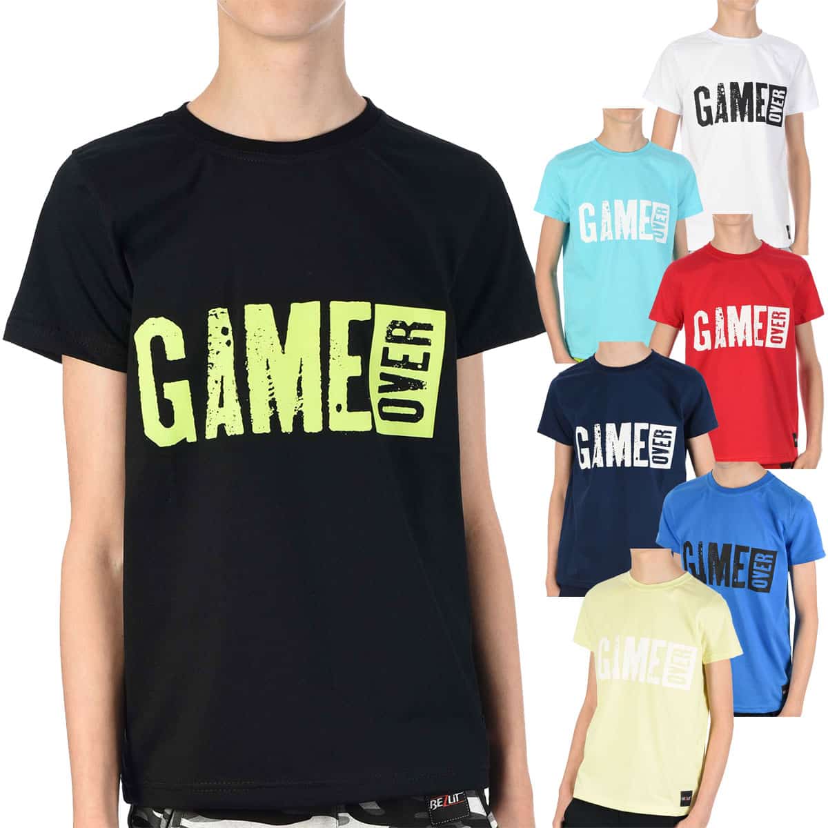 BEZLIT Jongens-T-shirt met GAME OVER