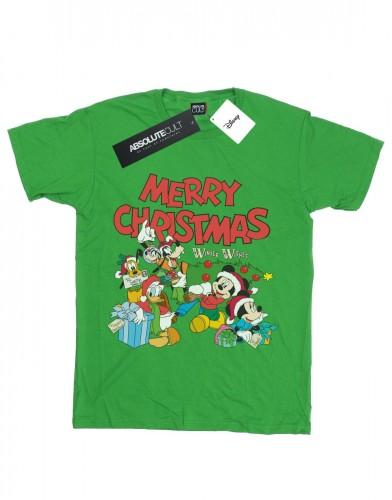 Disney jongens Mickey en vrienden winterwensen T-shirt