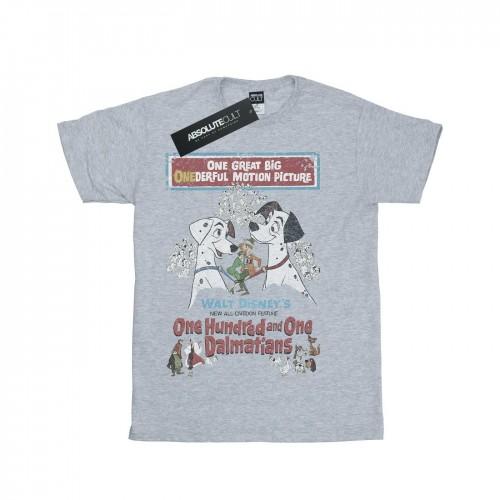 Disney jongens 101 Dalmatiërs retro poster T-shirt