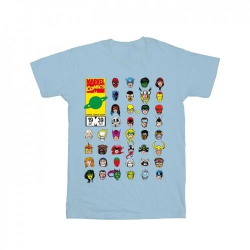 Marvel Boys  Comics Heads Cover T-shirt