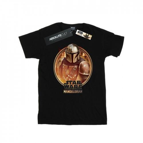 Star Wars Girls The Mandalorian Framed Cotton T-Shirt