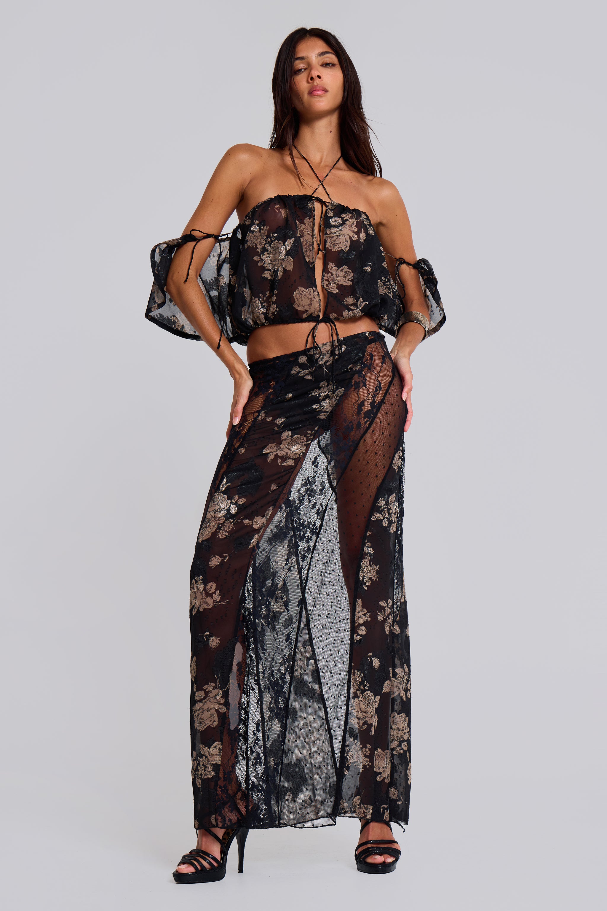 Jaded London Seraph Maxi Skirt