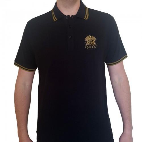 Queen Unisex Volwassen Crest Logo Polo Shirt