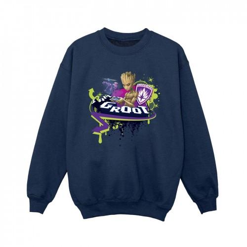 Marvel Boys Guardians of the Galaxy Groot Gaming Holo-sweatshirt