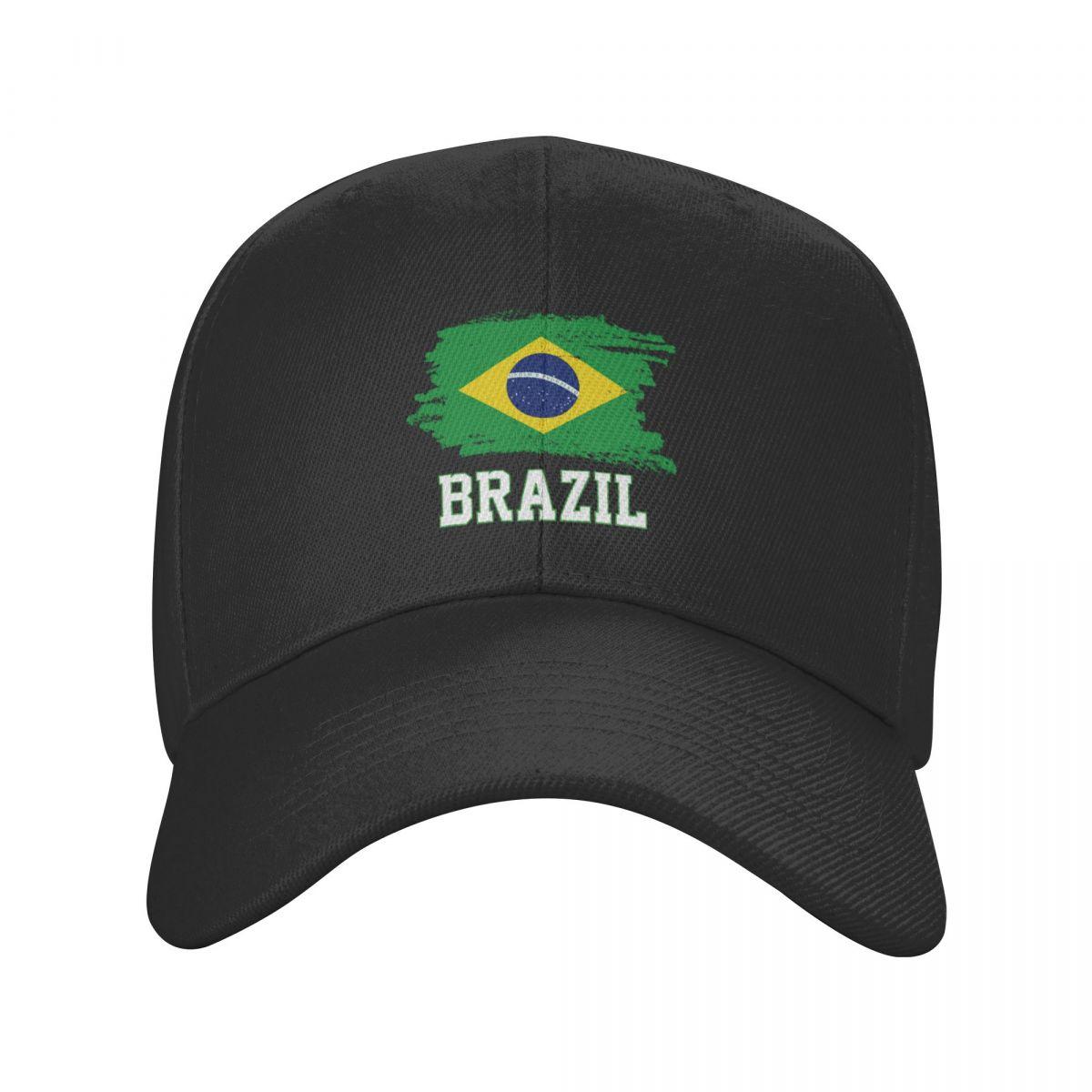 91460000MABYFHJN57 Gepersonaliseerde Vlag Van Brazilië Baseball Cap Hip Hop Vrouwen Unisex Verstelbare Braziliaanse Trotse Papa Hoed Herfst Snapback Caps