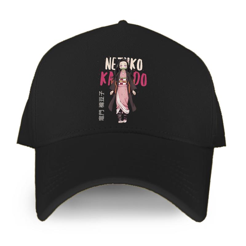 91530102MAC2AA7079 Kawaii Nezuko Kamado Demon Slayer Unisex Vrouwen Caps Mode Hip Hop Hoed Kimetsu Geen Yaiba Anime Manga Baseball Cap