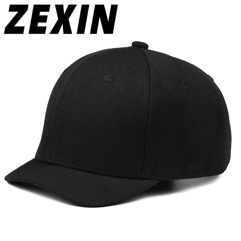 ZEXIN Volledige Seal Hoed Hard Top Korte Rand Grote Maat Baseball Cap Trend Reverse Wear Korte Rand Cap Eend Tong Cap