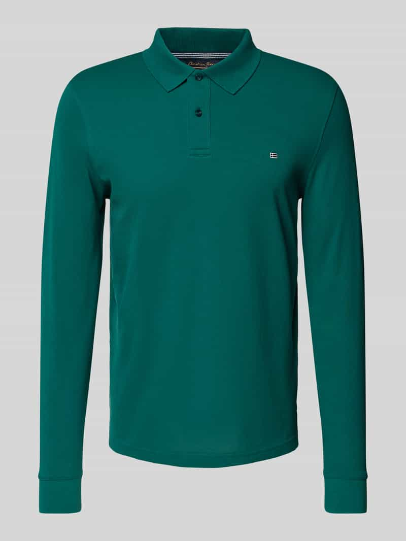 Christian Berg Men Slim fit poloshirt met logostitching