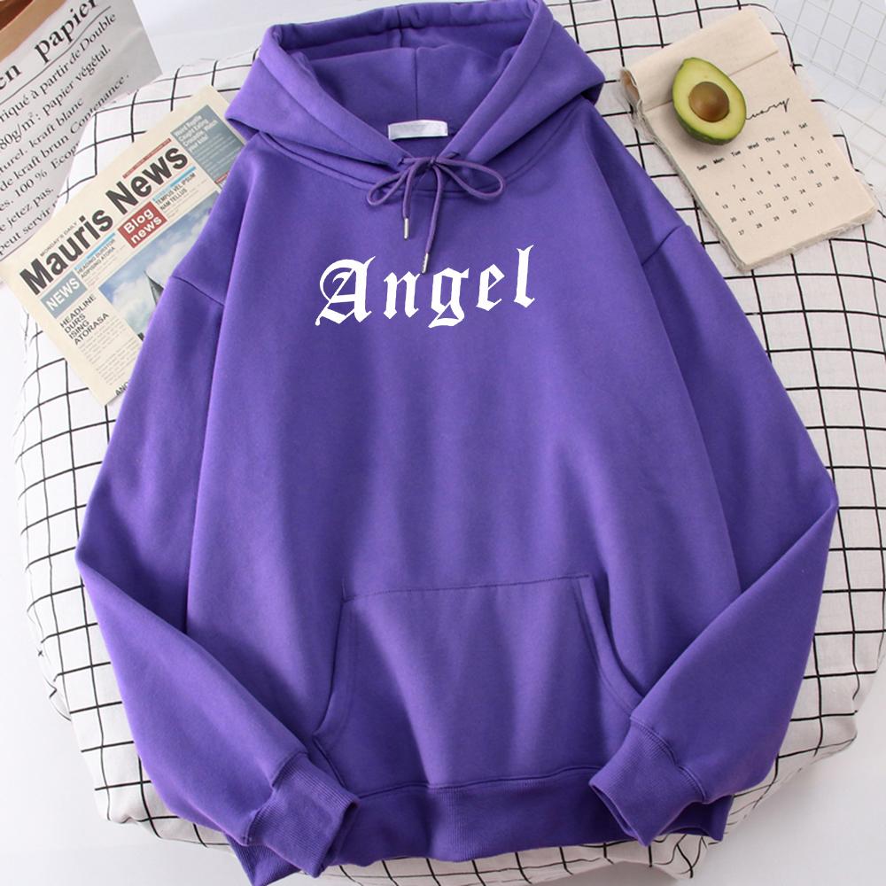 Enter Boutique Sports Clothing Collection Angel Creativiteit Brief Afdrukken Hoodies Mannelijke Grappige Fashionsweatshirt Nieuwigheid Schouder Drop Kleding Harajuku Hooded Hoodie Mannen