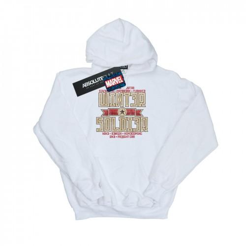 Marvel heren wintersoldaat trigger badge hoodie