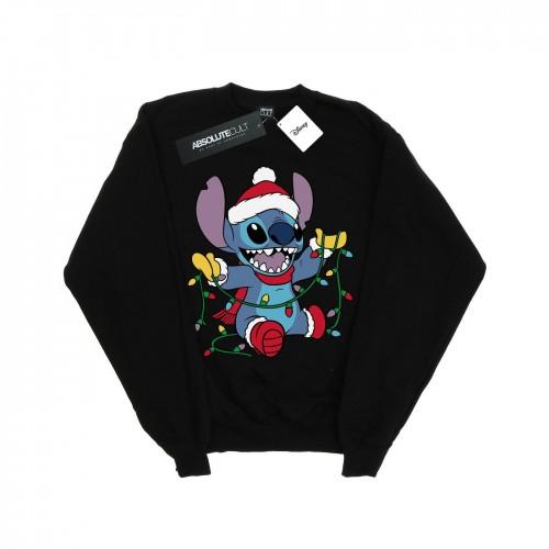 Disney Lilo en Stitch kerstverlichting herensweatshirt