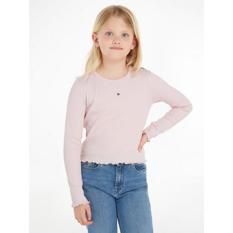 Tommy Hilfiger Shirt met lange mouwen ESSENTIAL RIB TOP L/S