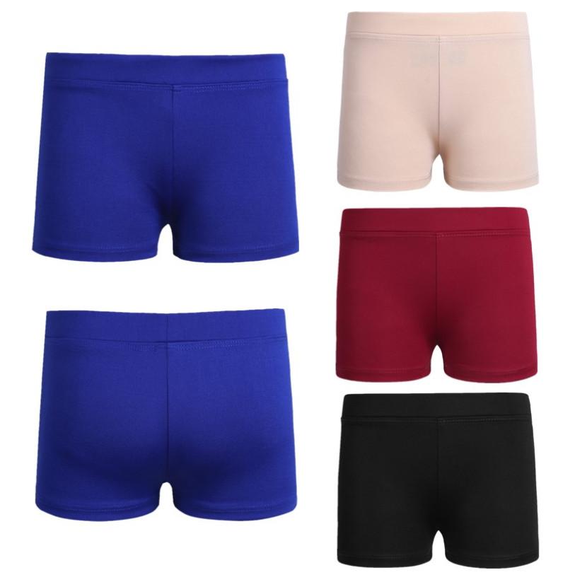 KM83CG Sportshorts voor kinderen, meisjes, yoga, atletische dansshorts, fitnesshotpants, hipster-workoutbroeken