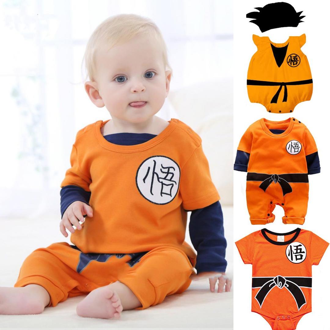 Haicospl Kung Fu Baby Jongens Rompertjes Goku Romper Baby Jumpsuit Zomer Korte lange Mouw Pasgeboren Baby Jongens Meisjes Kleding Peuter Outfit