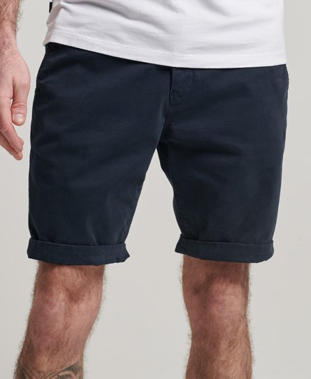 Superdry Mannen Core Chinoshort Blauw