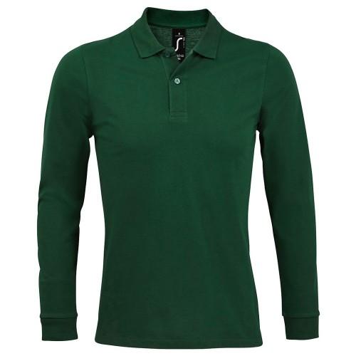 SOLS Heren perfect piqu-poloshirt met lange mouwen