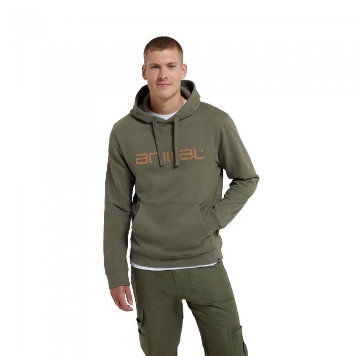 Animal Rocky organische hoodie voor heren XS groen