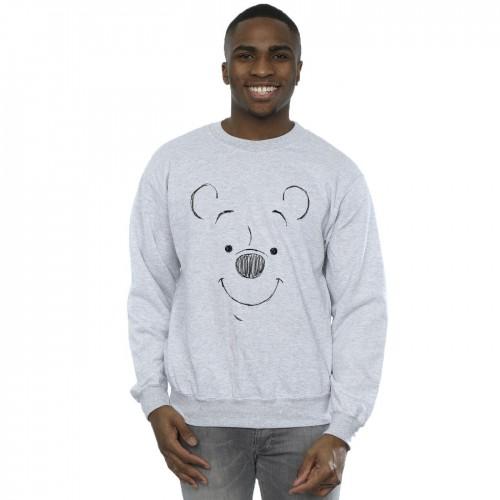 Disney Heren Winnie de Poeh Winnie de Poeh gezicht Sweatshirt