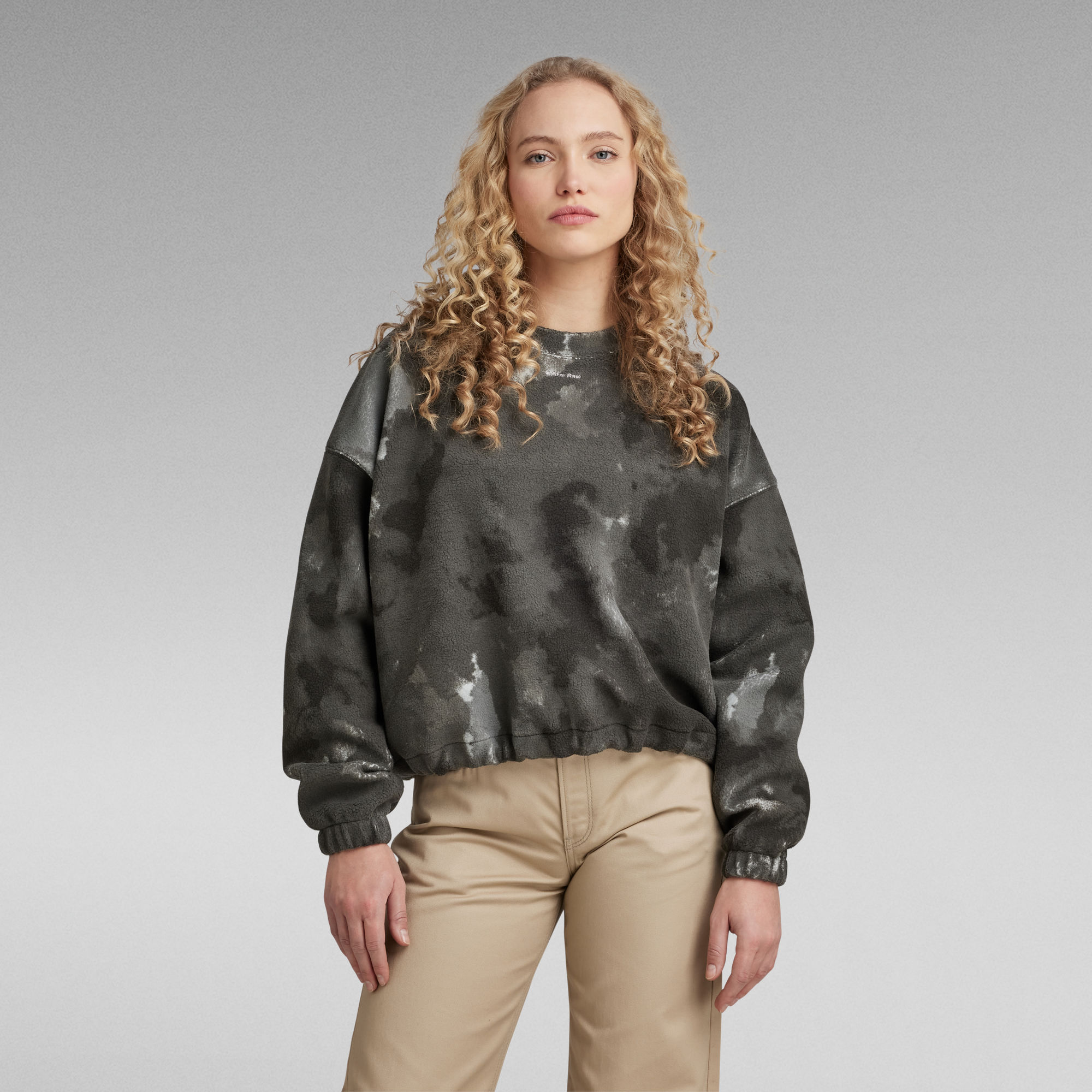 G-Star RAW Fleece AOP XXL Sweater - Meerkleurig - Dames