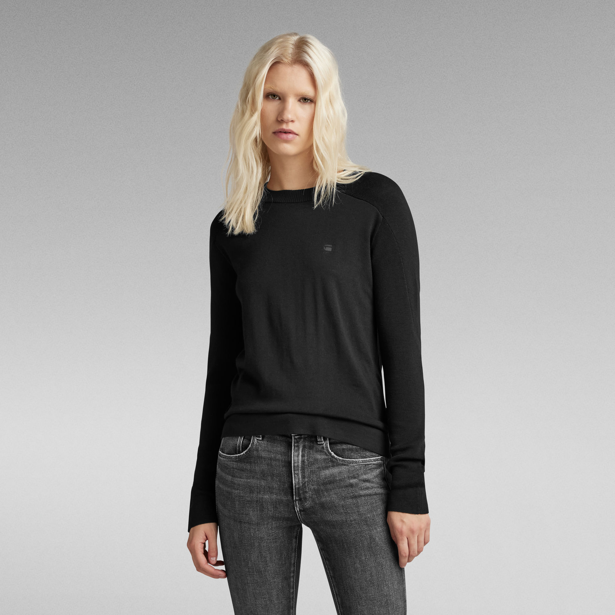 G-Star RAW Core Gebreide Trui - Zwart - Dames