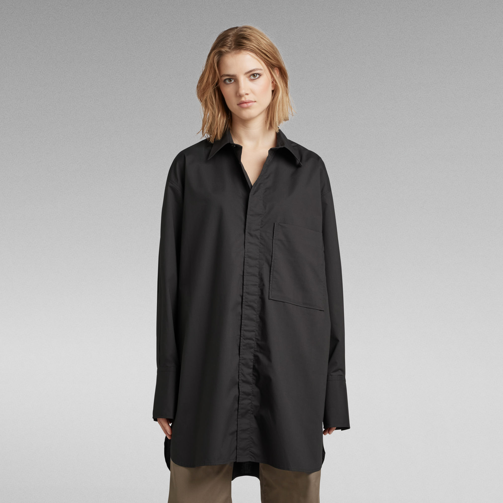 G-Star RAW Oversized Boyfriend Shirt - Zwart - Dames