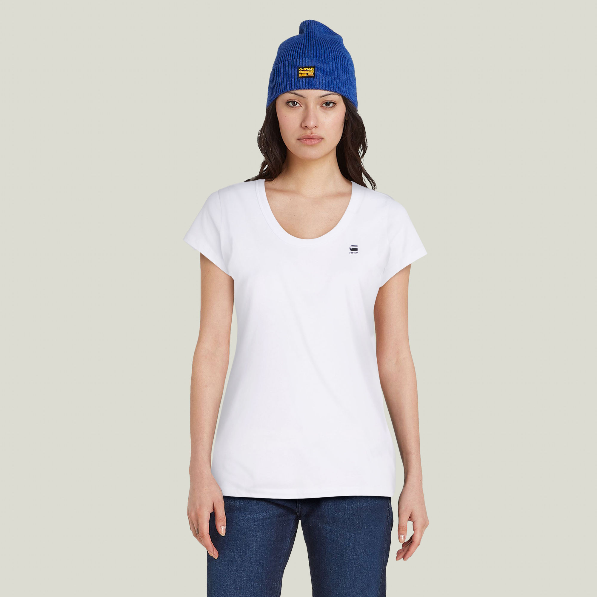 G-Star RAW Slim Top - Wit - Dames