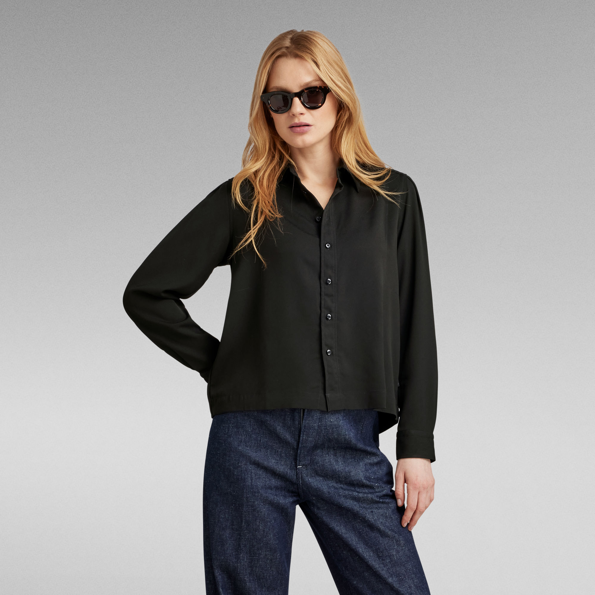 G-Star RAW Boxy Shirt - Zwart - Dames