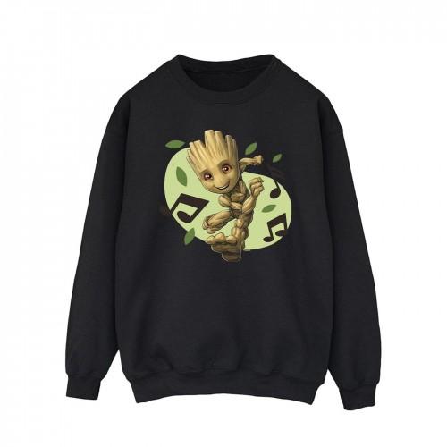 Marvel Heren Guardians Of The Galaxy Groot Muzieknoten Sweatshirt