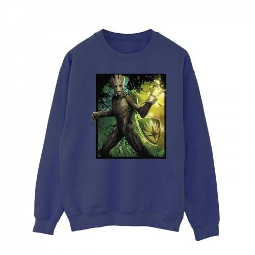 Marvel Heren Guardians Of The Galaxy Groot Forest Energy Sweatshirt