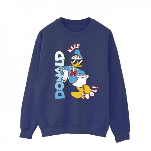 Disney heren Donald Duck cool sweatshirt XXL grijs