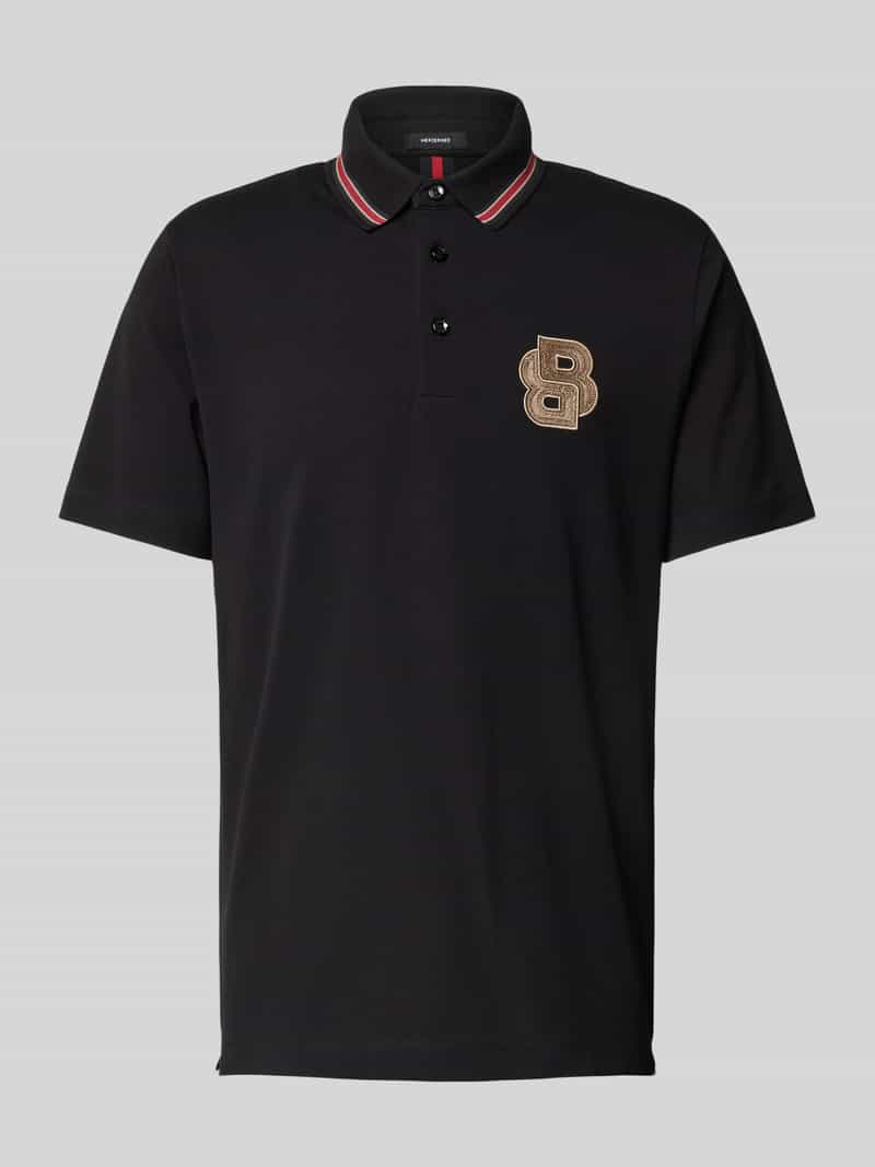 Boss Regular fit poloshirt met logobadge, model 'Parris'