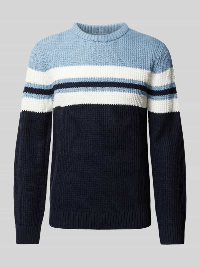 Jack & jones Gebreide pullover met ronde hals, model 'SANDER'