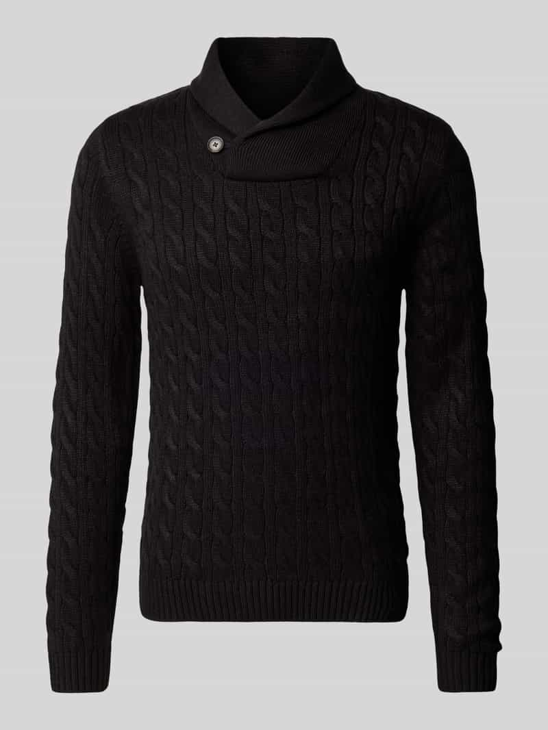 Jack & Jones Premium Gebreide pullover met opstaande kraag, model 'CRASH'