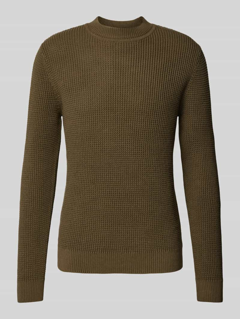 Jack & Jones Premium Gebreide pullover met ribboorden, model 'VIGGO'