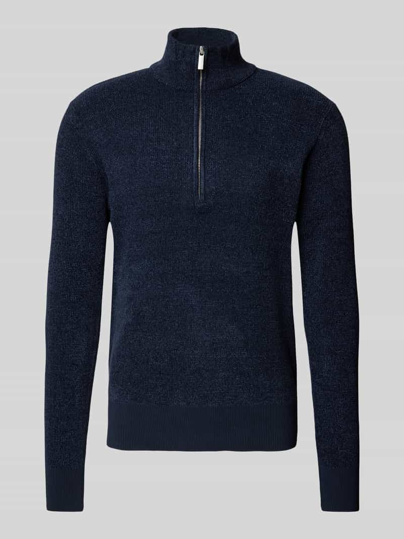 Selected Homme Gebreide pullover met ribboorden, model 'RODNEY'