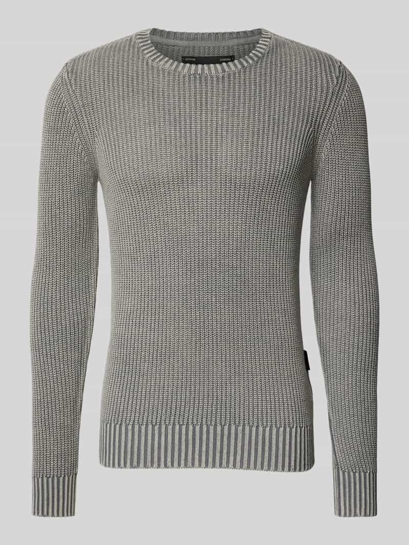 Replay Gebreide pullover met labeldetail