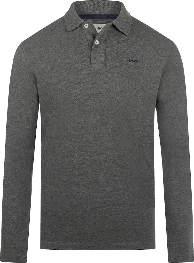 McGregor Long Sleeve Poloshirt Antraciet