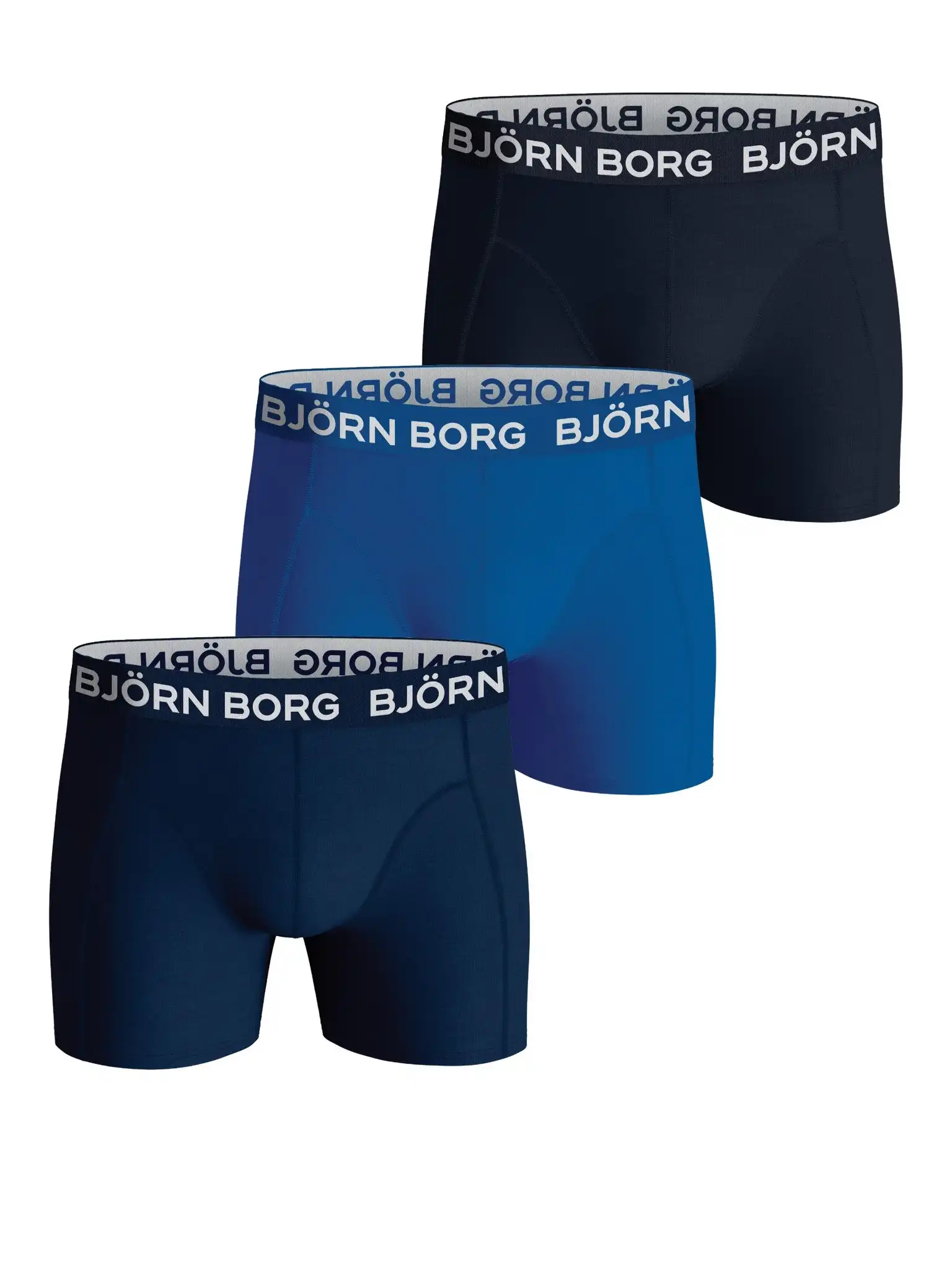 Bjorn Borg 3-Pack jongens boxershorts - Core Blue