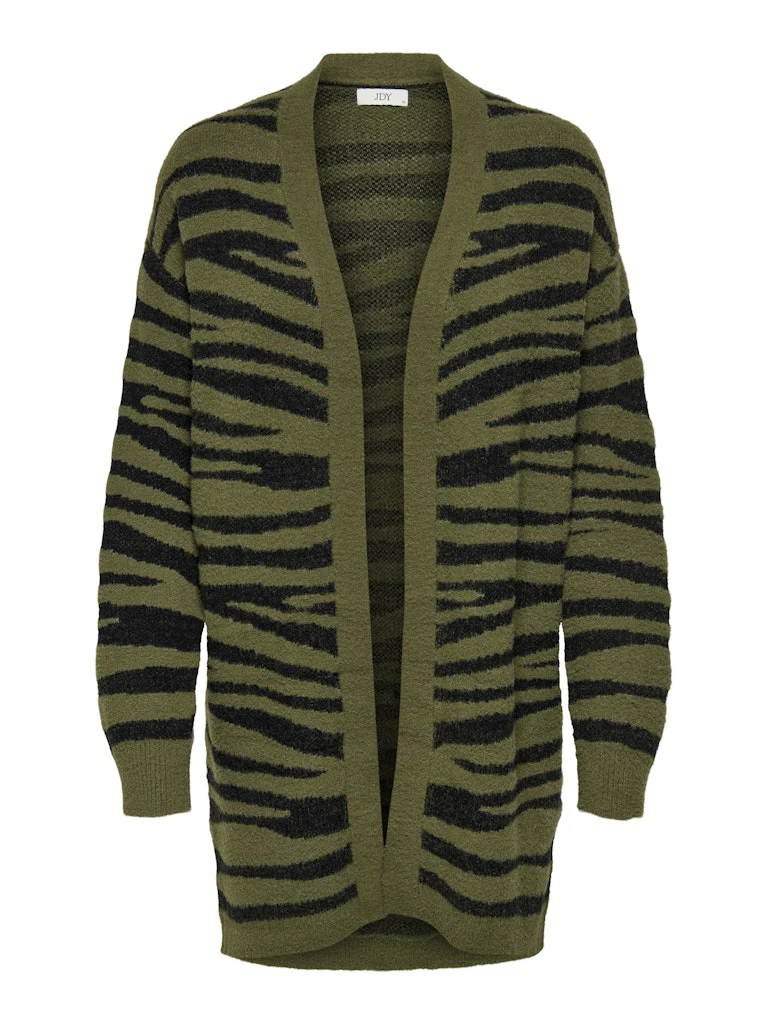 Jacqueline de Yong Lorraine animal l/s long cardigan