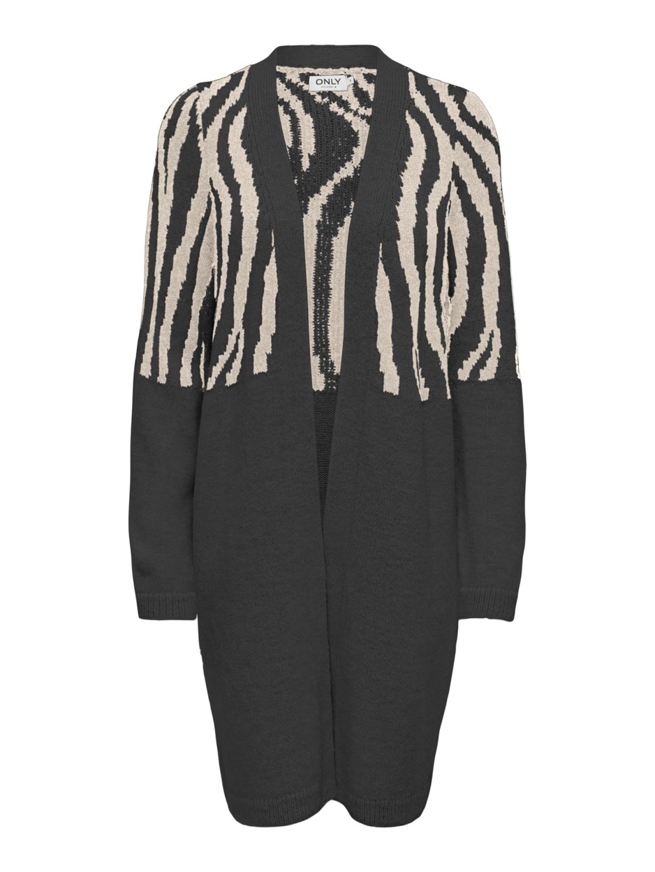 Only Onljade zebra ls cardigan cc knt dessin