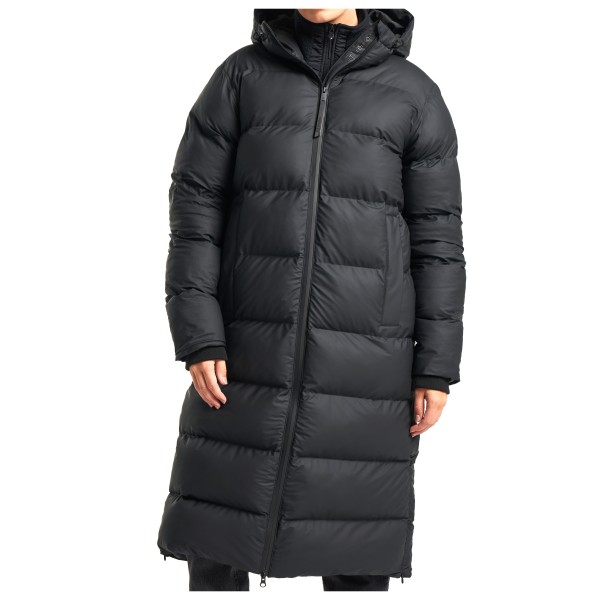 Tenson  Women's Chimi Coat - Lange jas, zwart/grijs