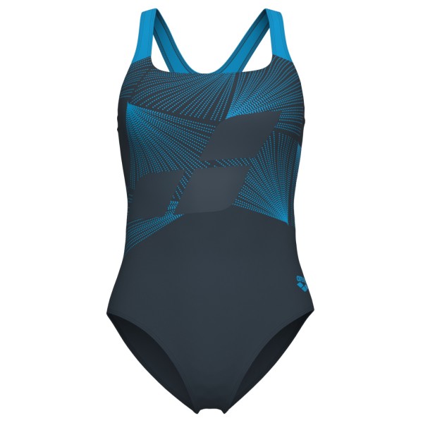 Arena  Women's Lights Swimsuit Control Pro Back Bra - Badpak, blauw