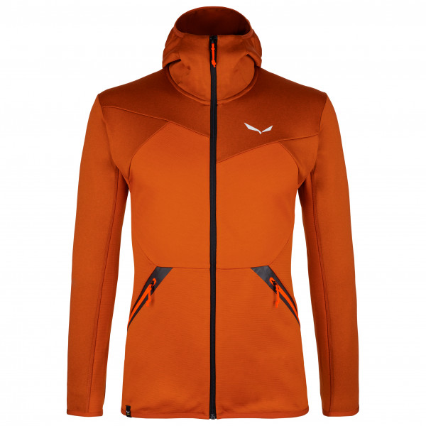 Salewa  Puez Melange Polarlite Fullzip Hoody - Fleecevest, rood