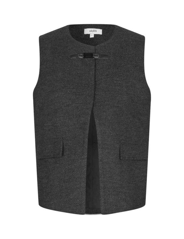 MbyM Millo-m vest charcoal -