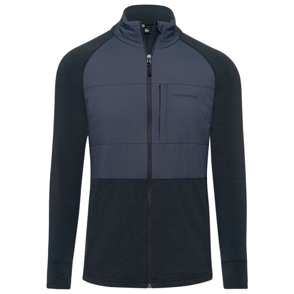 Thermowave  Roam Wooloft Merino Hybrid Jacket Full Zip - Merinovest, blauw