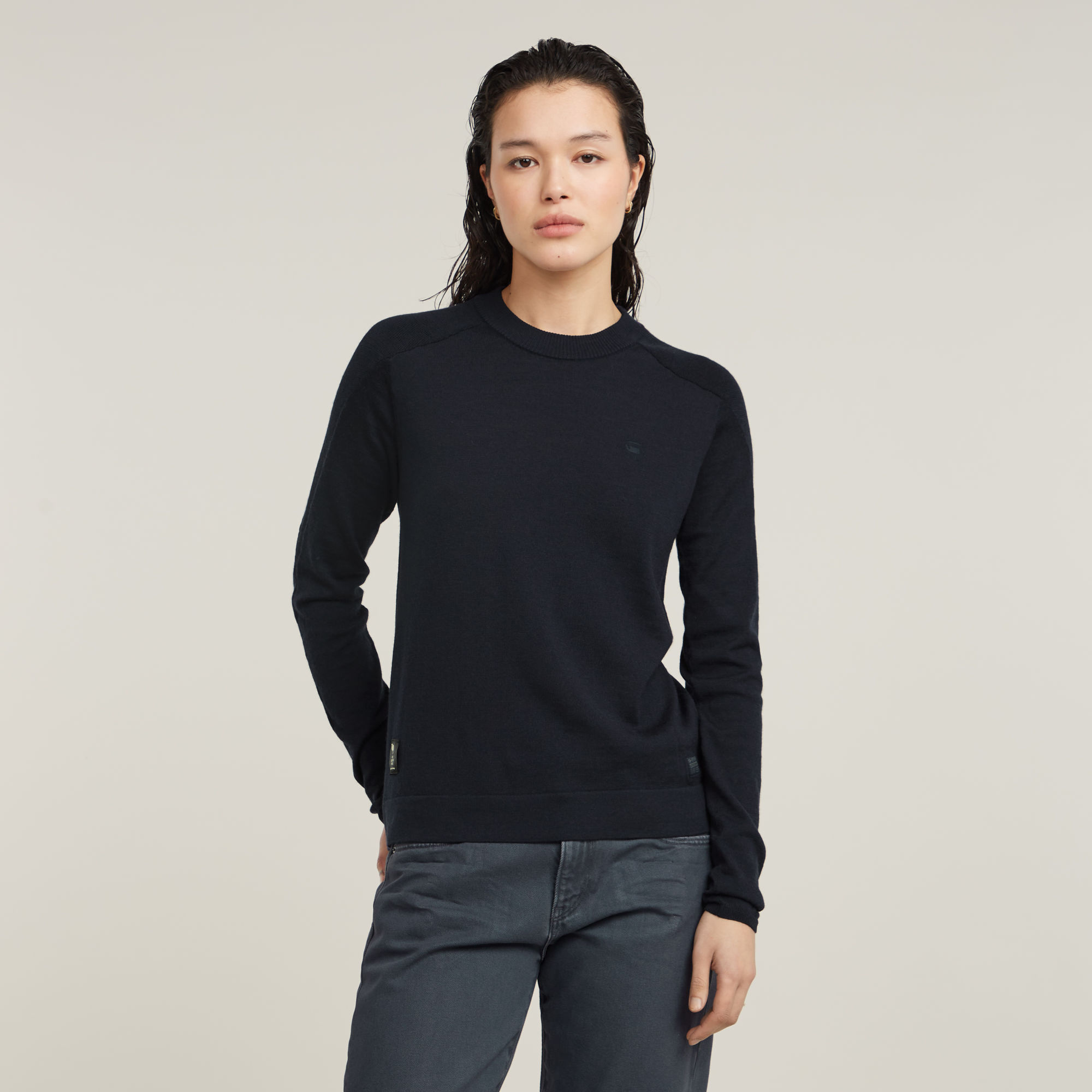 G-Star RAW Core Gebreide Trui - Donkerblauw - Dames