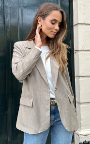 Jurkjes Oversized Blazer Nynke Taupe